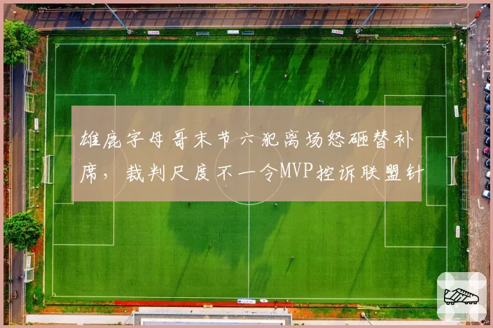 雄鹿字母哥末节六犯离场怒砸替补席，裁判尺度不一令MVP控诉联盟针对
